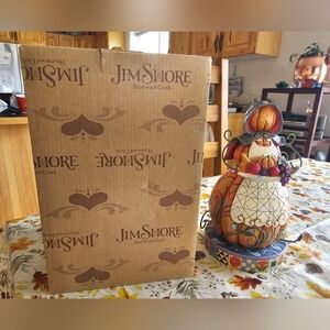 Jim Shore Lady Pumpkin Pilgrim